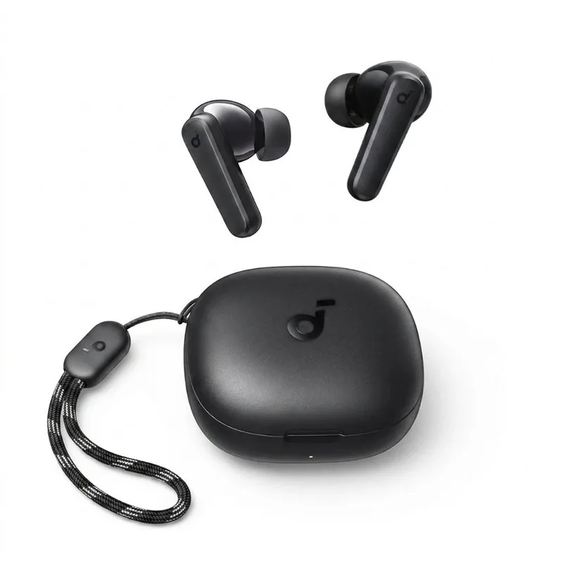 هدفون بلوتوثی انکر مدل SoundCore R50i A3949 بدون قابلیت نویز کنسلینگ، درگاه شارژ USB Type-C، دارای فناوری AI-Enhanced Calls برای کاهش نویز و بهبود مکالمات، مقاوم در برابر رطوبت و عرق