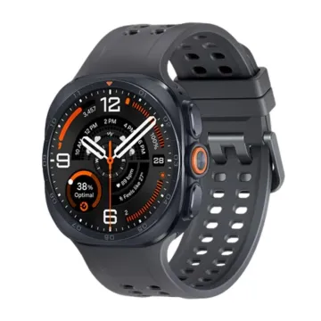 ساعت هوشمند 47 میلی‌متری سامسونگ مدل Galaxy Watch Ultra 2 با بند لاستیکی، سازگار با سیستم عامل Android، به همراه بند لاستیکی اضافی